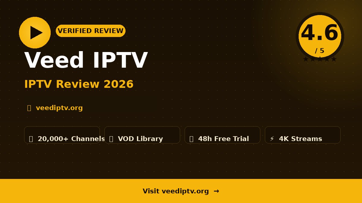 Veed IPTV Review 2026