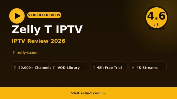 Zelly T IPTV Review (2026): Is It Worth It?